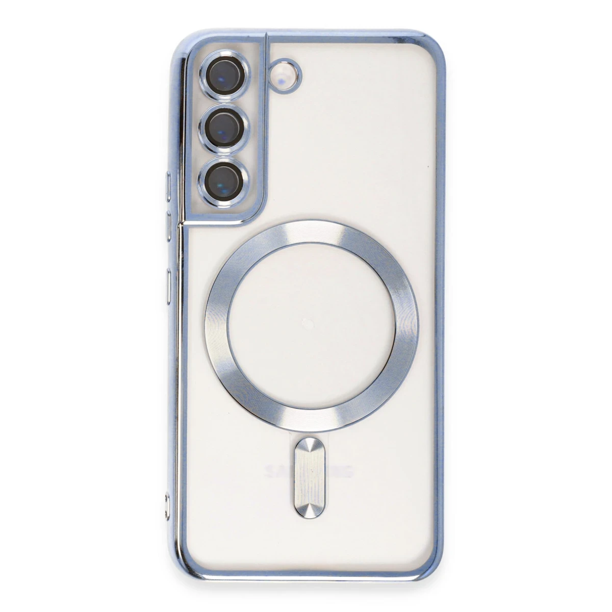 Newface Samsung Galaxy S22 Kılıf Kross Magneticsafe Kapak - Sierra Blue