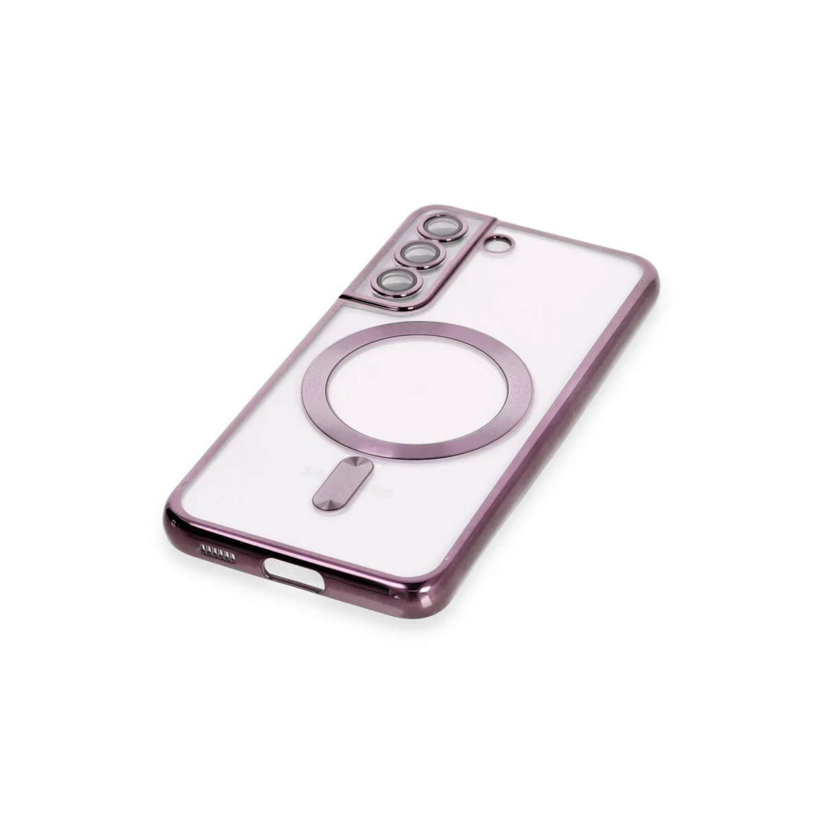 Newface Samsung Galaxy S22 Kılıf Kross Magneticsafe Kapak - Mor