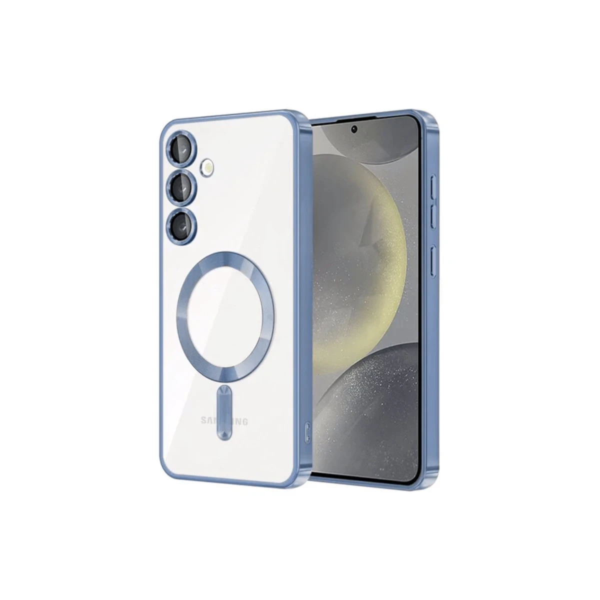 Newface Samsung Galaxy S23 Kılıf Kross Magneticsafe Kapak - Sierra Blue