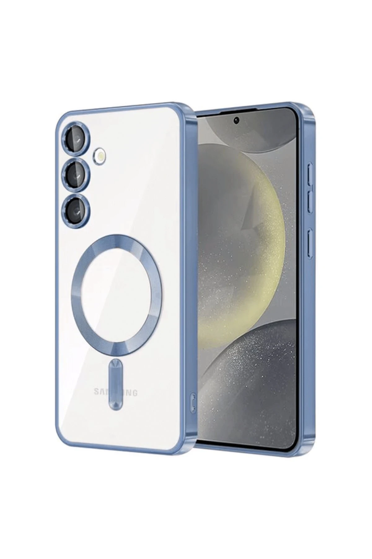 Newface Samsung Galaxy S23 Plus Kılıf Kross Magneticsafe Kapak - Sierra Blue