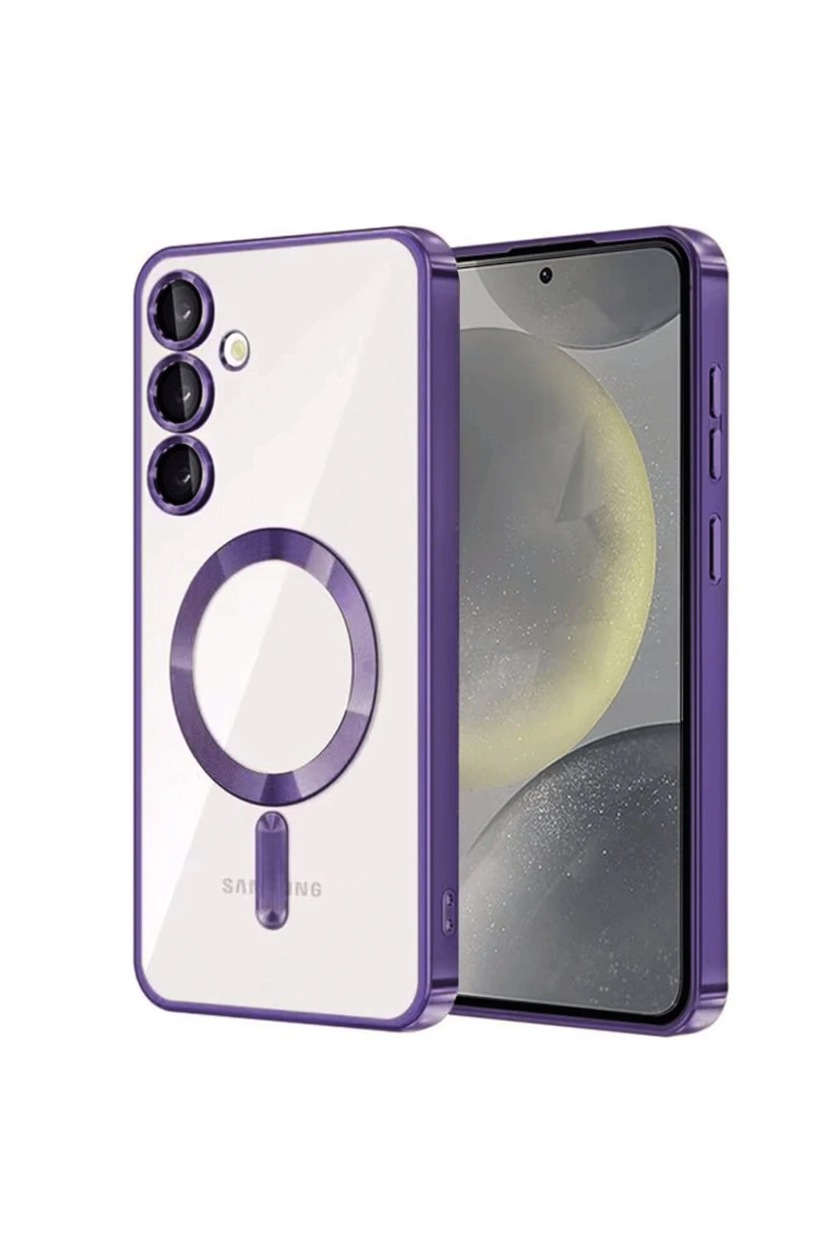 Newface Samsung Galaxy S23 Plus Kılıf Kross Magneticsafe Kapak - Mor