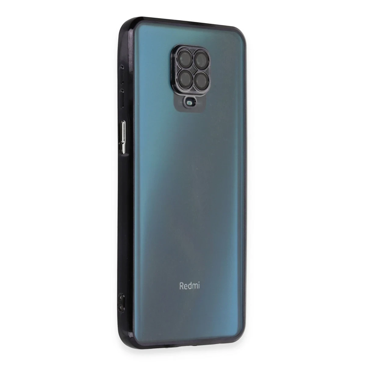 Newface Xiaomi Redmi Note 9 Pro Kılıf Razer Lensli Silikon - Siyah — görsel 5