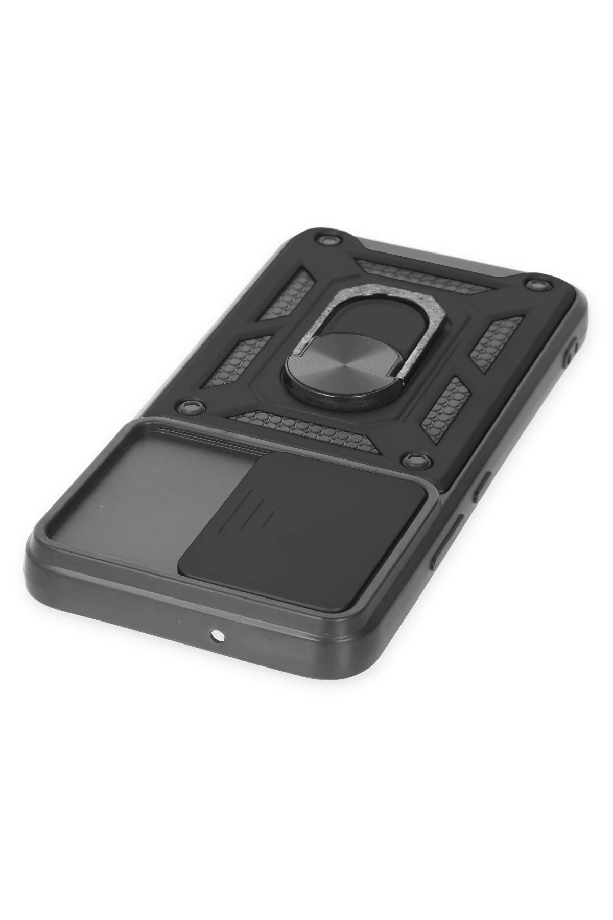 Newface Samsung Galaxy S24 Kılıf Pars Lens Yüzüklü Silikon - Siyah — görsel 4