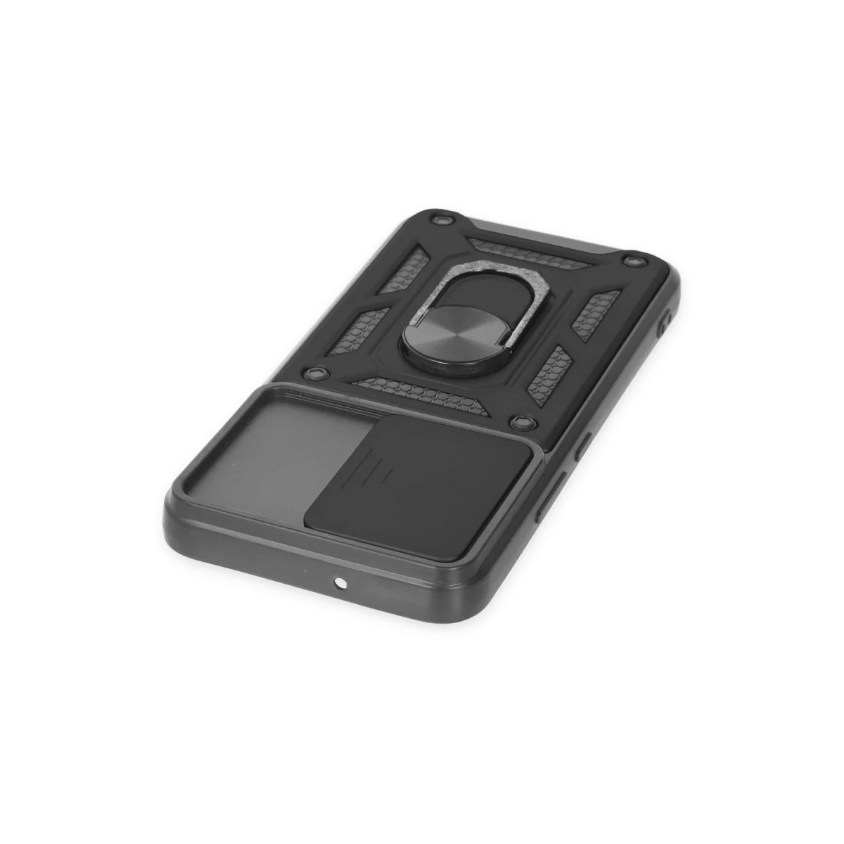 Newface Samsung Galaxy S24 Kılıf Pars Lens Yüzüklü Silikon - Siyah — görsel 9