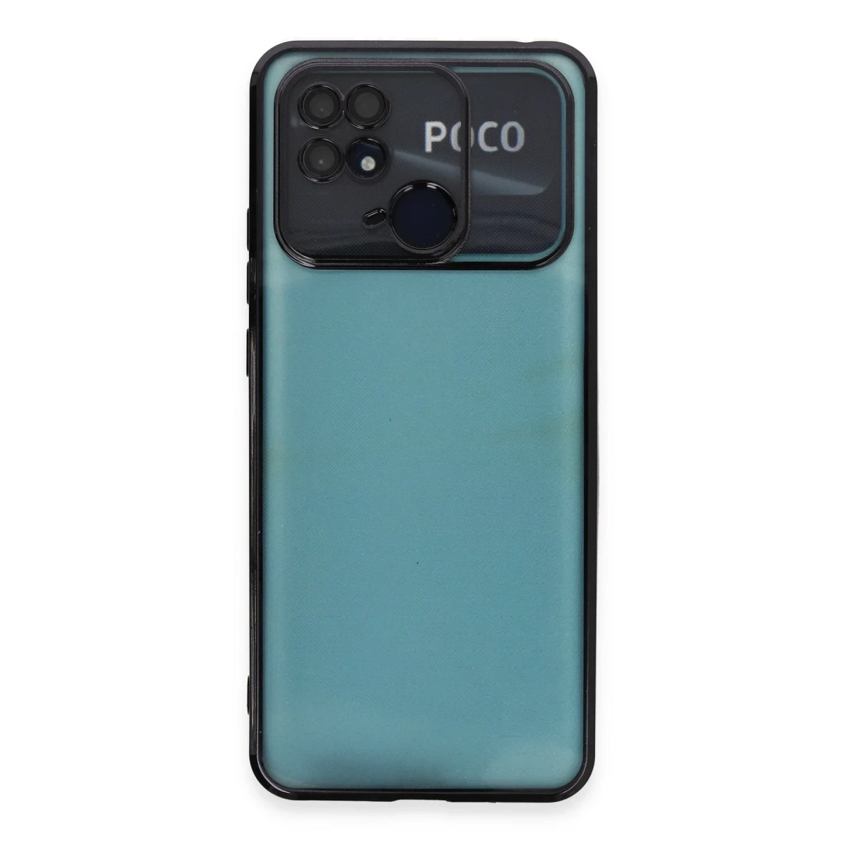 Newface Xiaomi Redmi 10C Kılıf Razer Lensli Silikon - Siyah — görsel 6