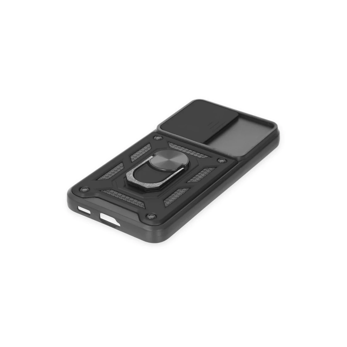 Newface Samsung Galaxy S24 Plus Kılıf Pars Lens Yüzüklü Silikon - Siyah — görsel 10