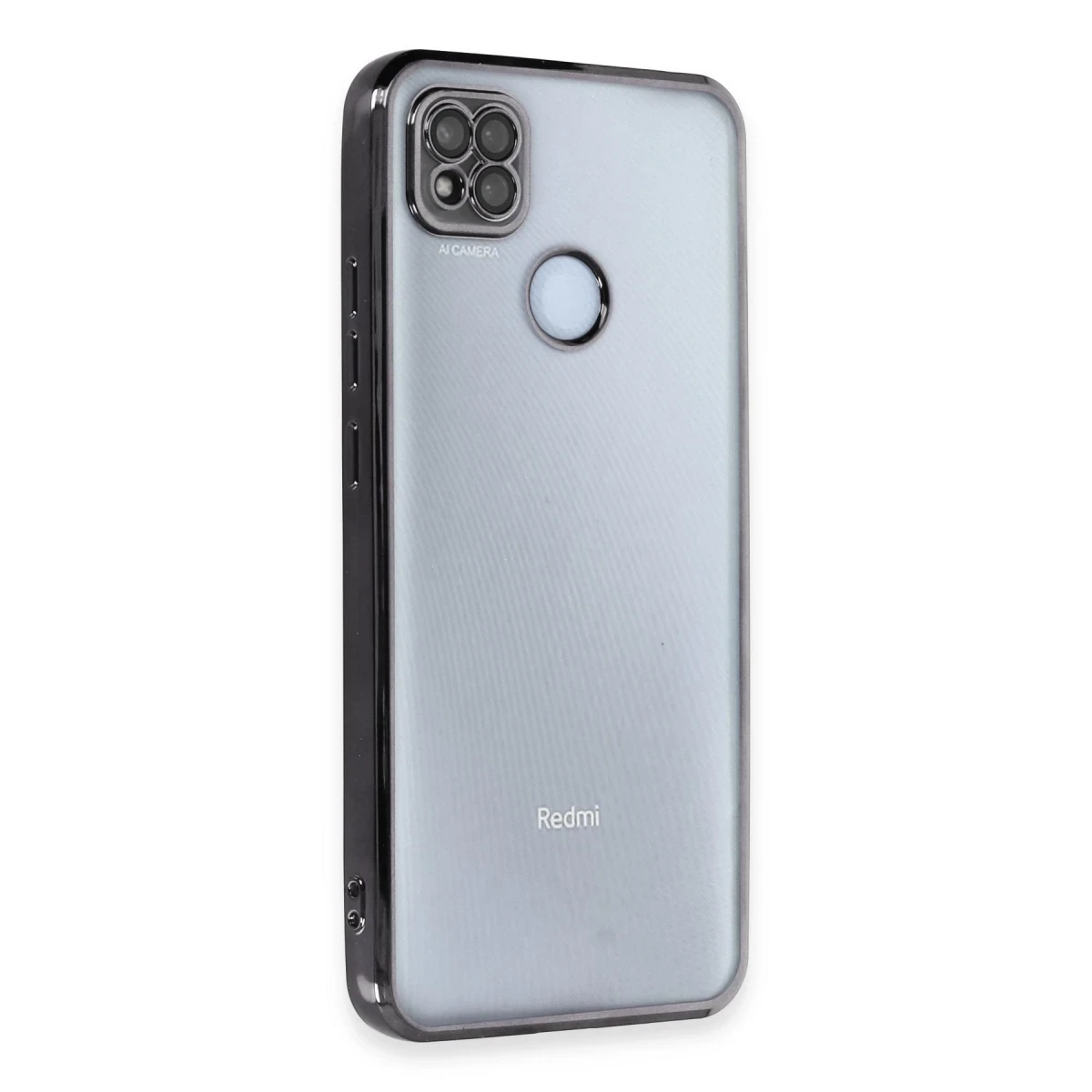 Newface Xiaomi Redmi 9C Kılıf Razer Lensli Silikon - Siyah — görsel 5