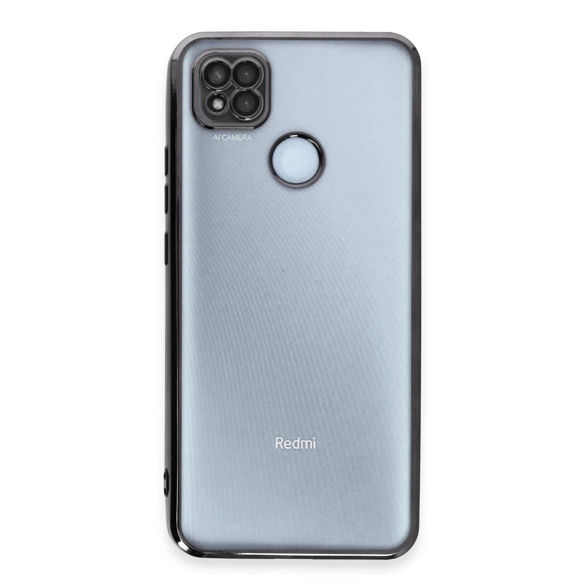 Newface Xiaomi Redmi 9C Kılıf Razer Lensli Silikon - Siyah — görsel 6