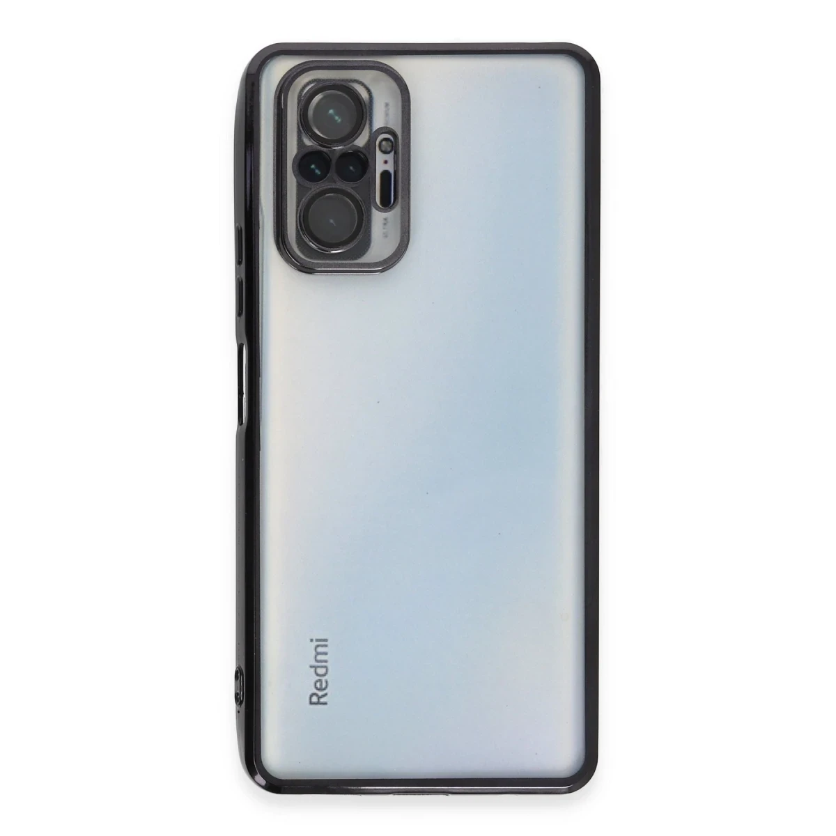 Newface Xiaomi Redmi Note 10 Pro Kılıf Razer Lensli Silikon - Siyah — görsel 6