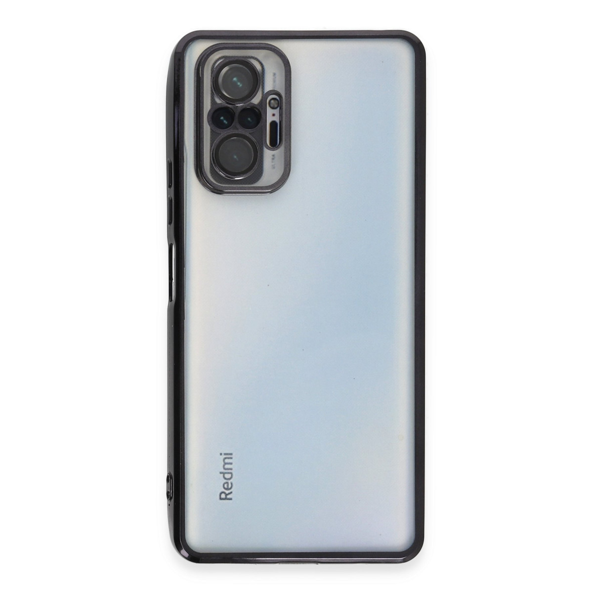Newface Xiaomi Redmi Note 10 Pro Kılıf Razer Lensli Silikon - Siyah — görsel 10