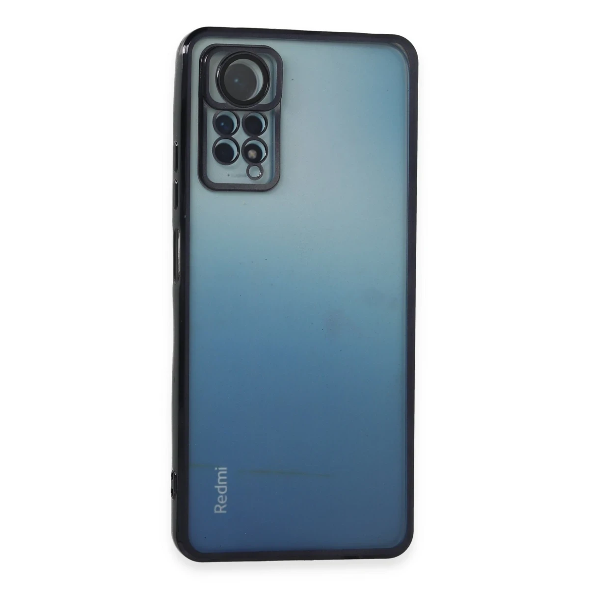 Newface Xiaomi Redmi Note 11 Pro Kılıf Razer Lensli Silikon - Siyah — görsel 5