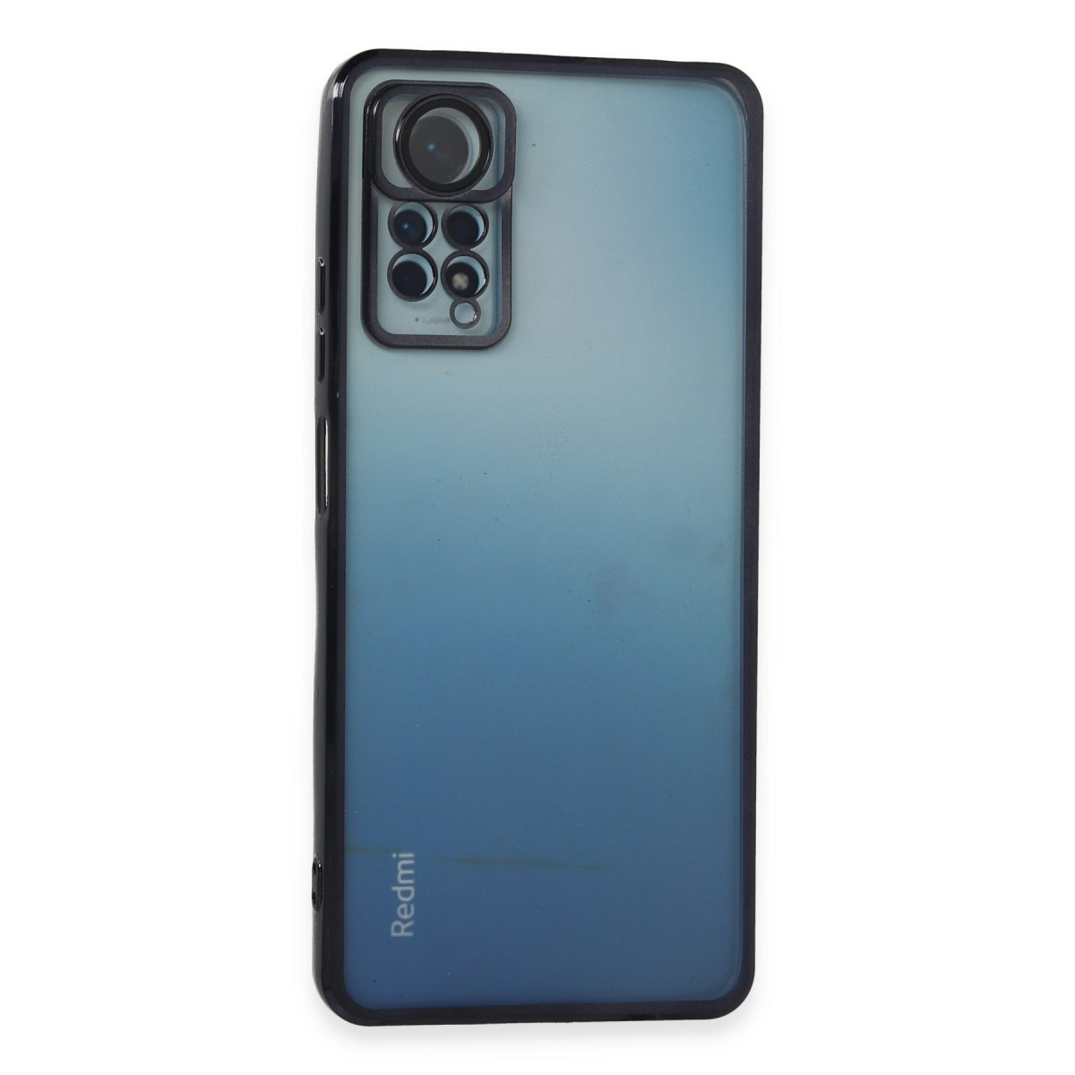 Newface Xiaomi Redmi Note 11 Pro Kılıf Razer Lensli Silikon - Siyah — görsel 9
