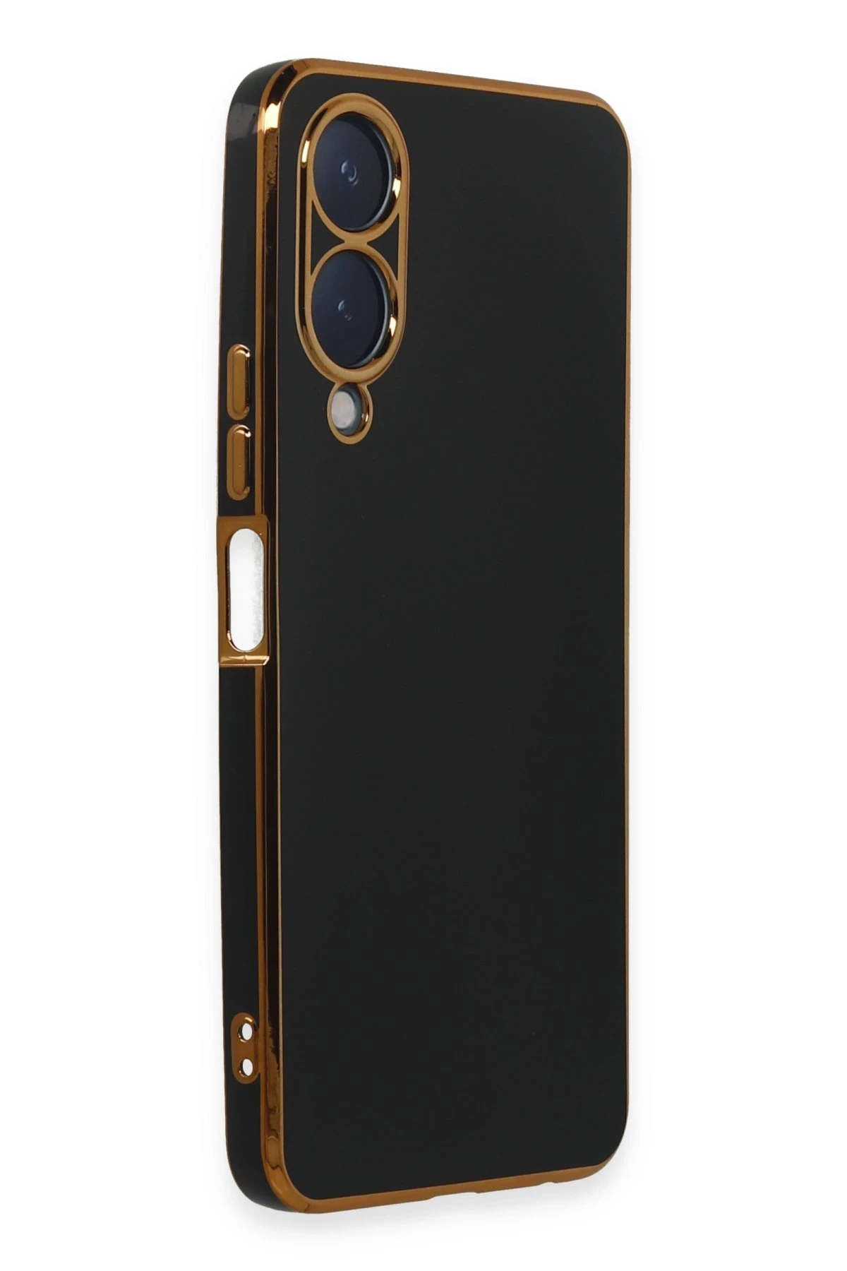 Newface Vivo Y17S Kılıf Volet Silikon - Siyah
