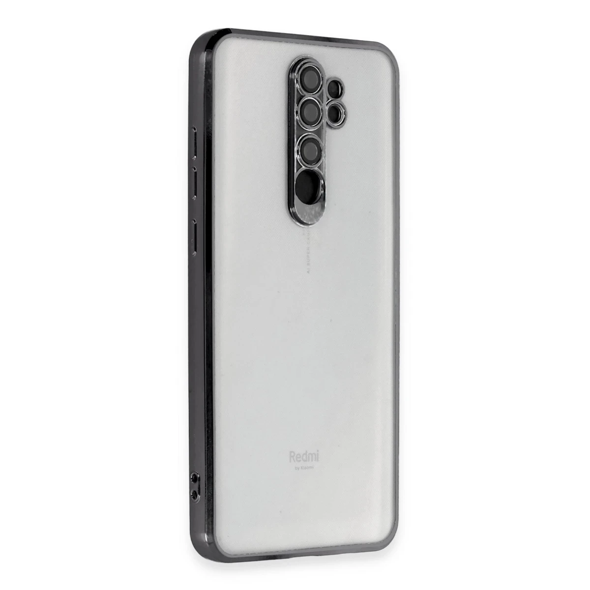 Newface Xiaomi Redmi Note 8 Pro Kılıf Razer Lensli Silikon - Siyah — görsel 5