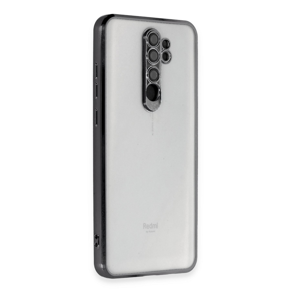 Newface Xiaomi Redmi Note 8 Pro Kılıf Razer Lensli Silikon - Siyah — görsel 9