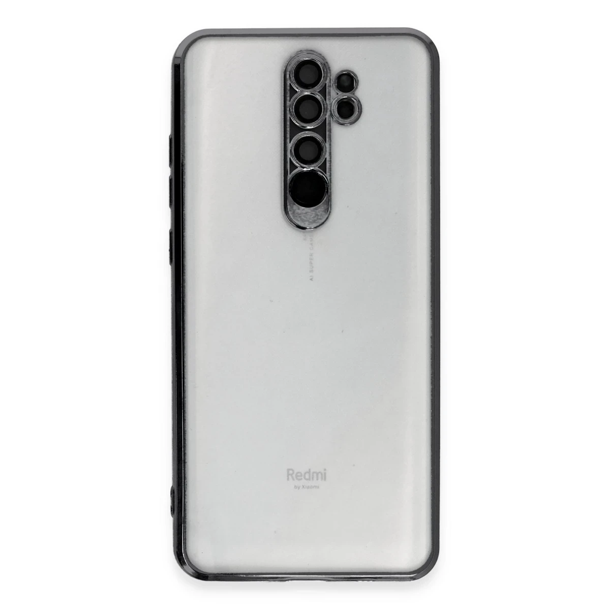 Newface Xiaomi Redmi Note 8 Pro Kılıf Razer Lensli Silikon - Siyah — görsel 6
