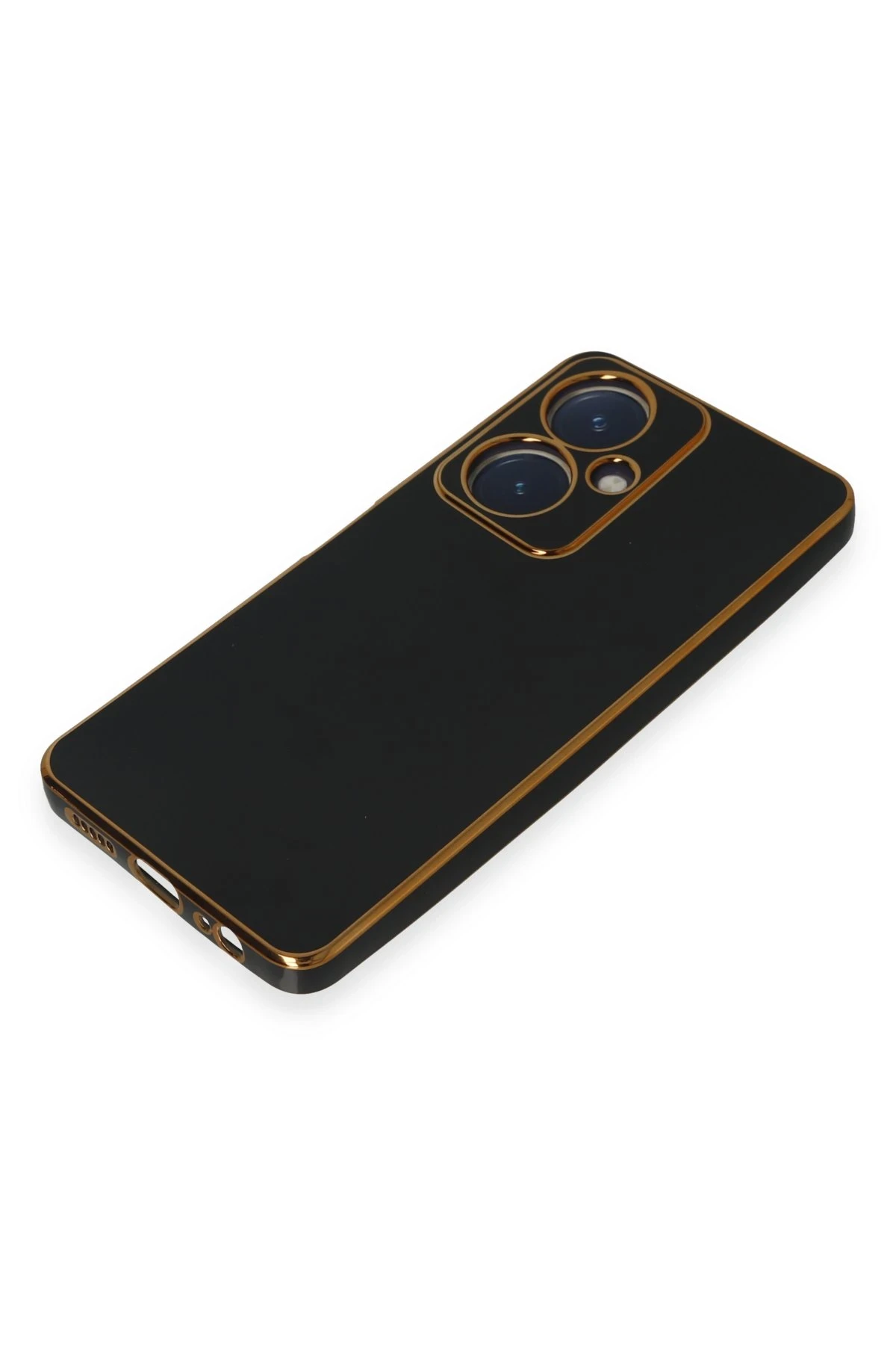 Newface Vivo Y27 Kılıf Volet Silikon - Siyah