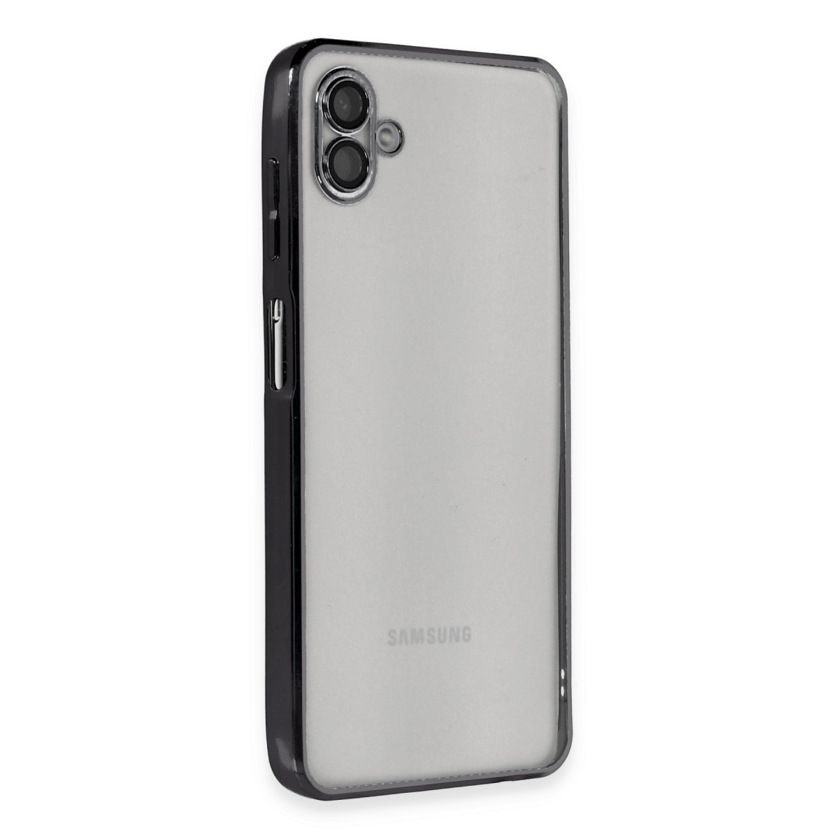 Newface Samsung Galaxy A04 Kılıf Razer Lensli Silikon - Siyah — görsel 9