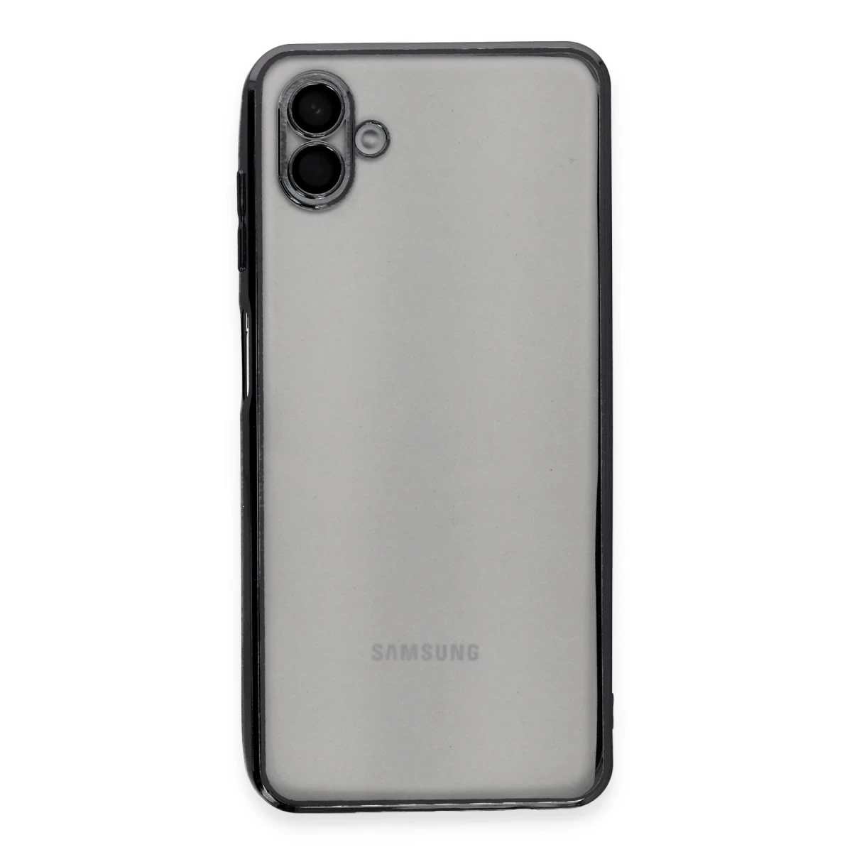 Newface Samsung Galaxy A04 Kılıf Razer Lensli Silikon - Siyah — görsel 6