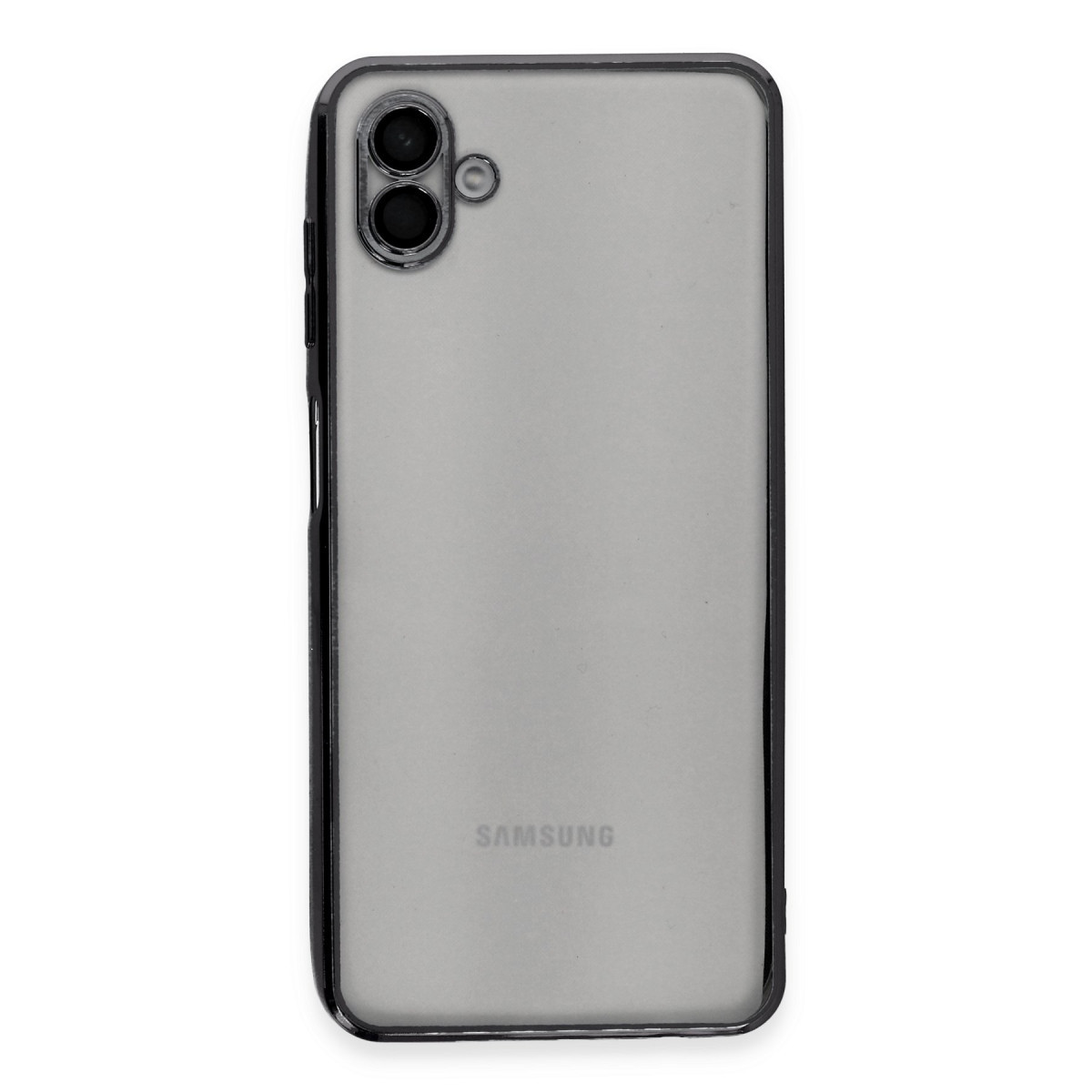 Newface Samsung Galaxy A04 Kılıf Razer Lensli Silikon - Siyah — görsel 10