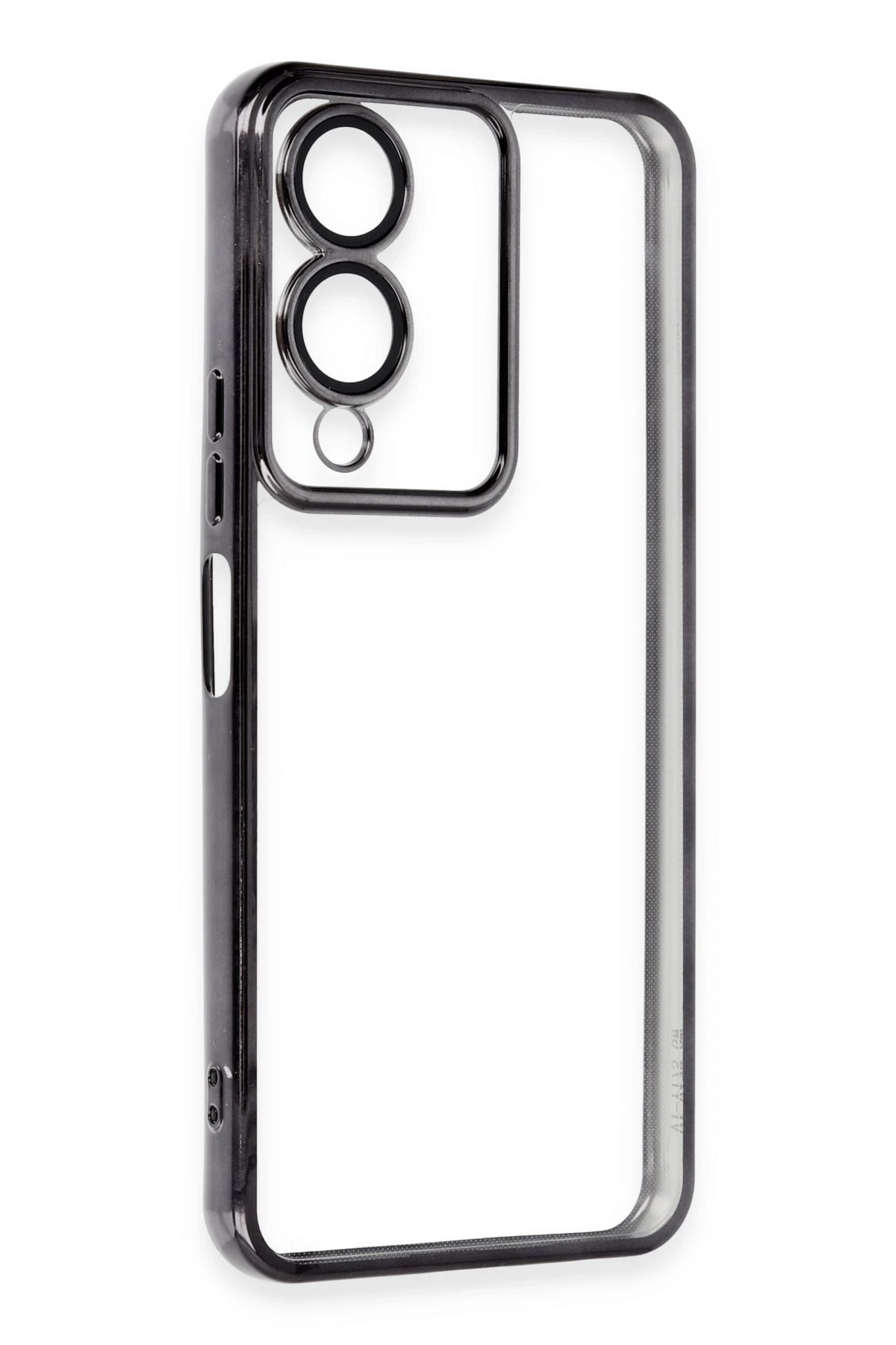 Newface Vivo Y17S Kılıf Razer Lensli Silikon - Siyah