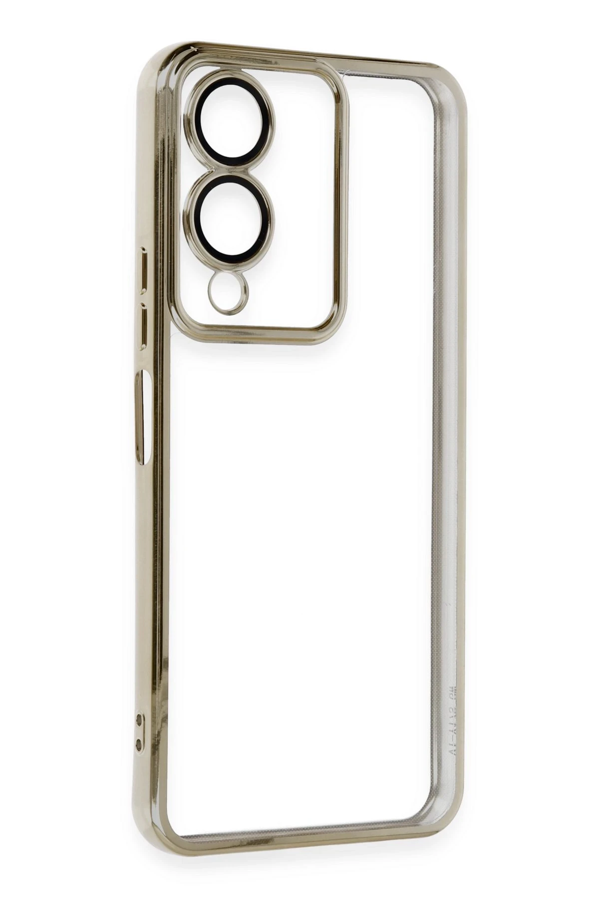 Newface Vivo Y17S Kılıf Razer Lensli Silikon - Gold