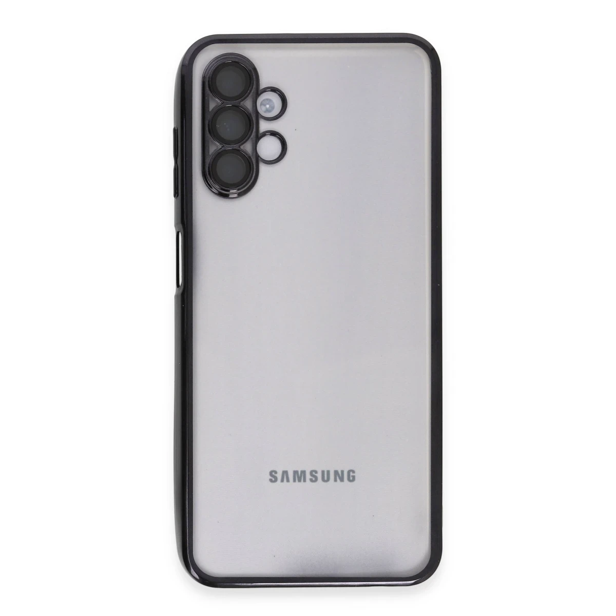 Newface Samsung Galaxy A04S Kılıf Razer Lensli Silikon - Siyah — görsel 6