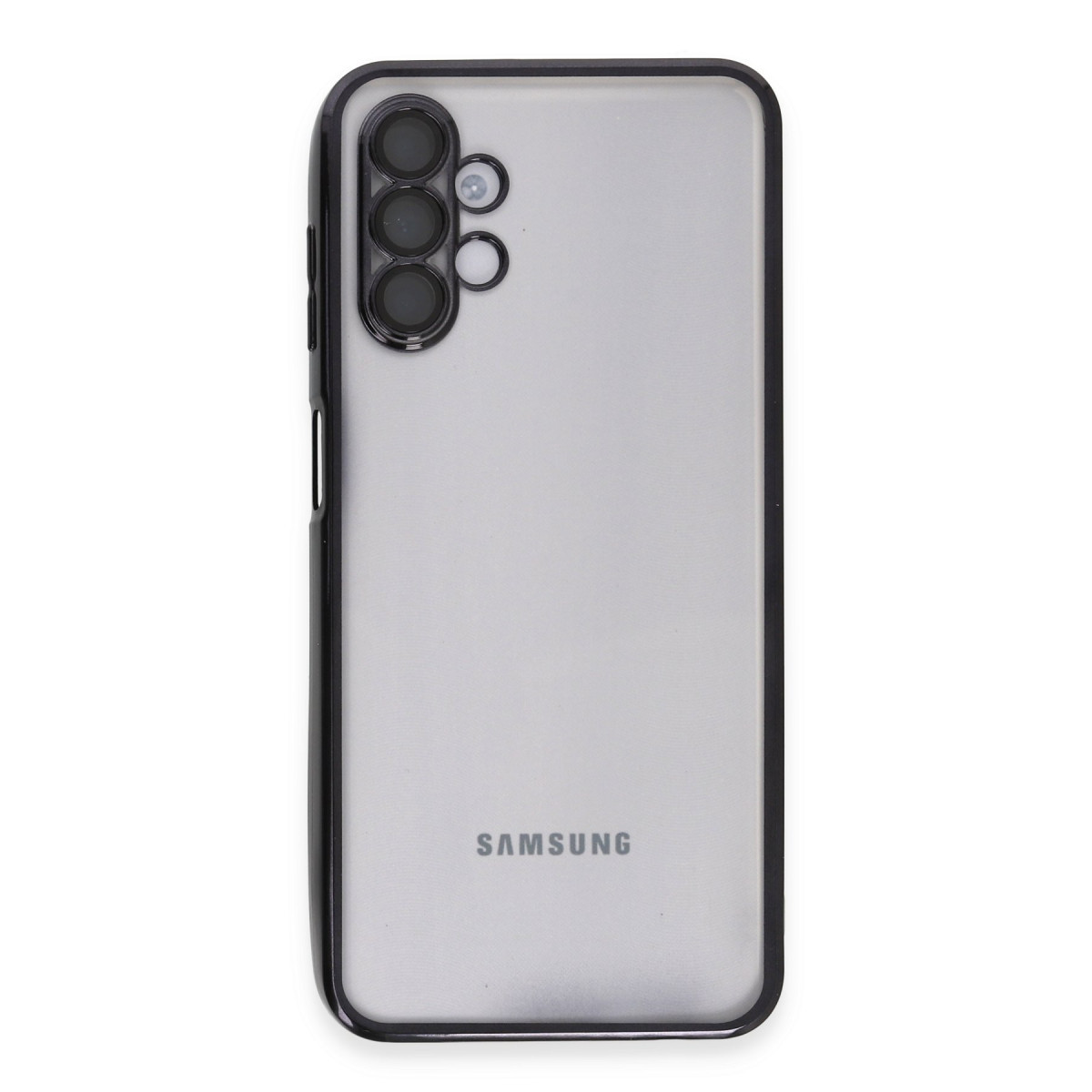 Newface Samsung Galaxy A04S Kılıf Razer Lensli Silikon - Siyah — görsel 10