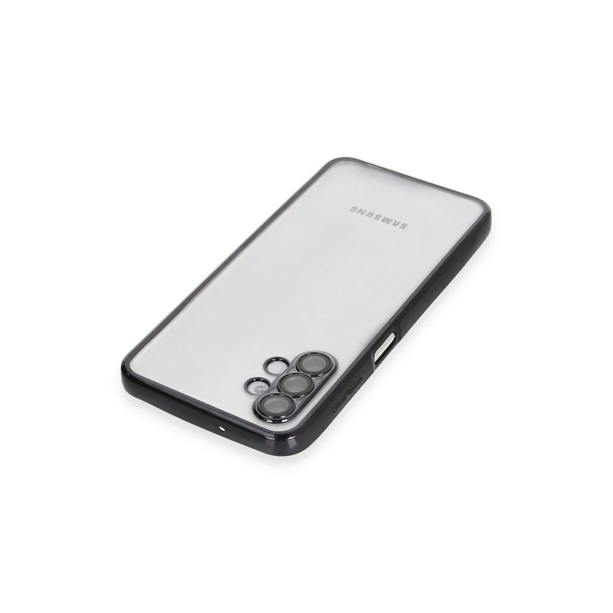 Newface Samsung Galaxy A04S Kılıf Razer Lensli Silikon - Siyah — görsel 7