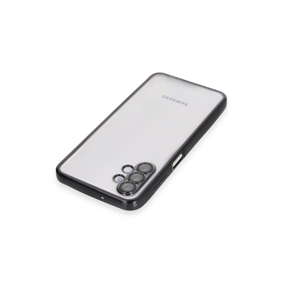 Newface Samsung Galaxy A04S Kılıf Razer Lensli Silikon - Siyah — görsel 11