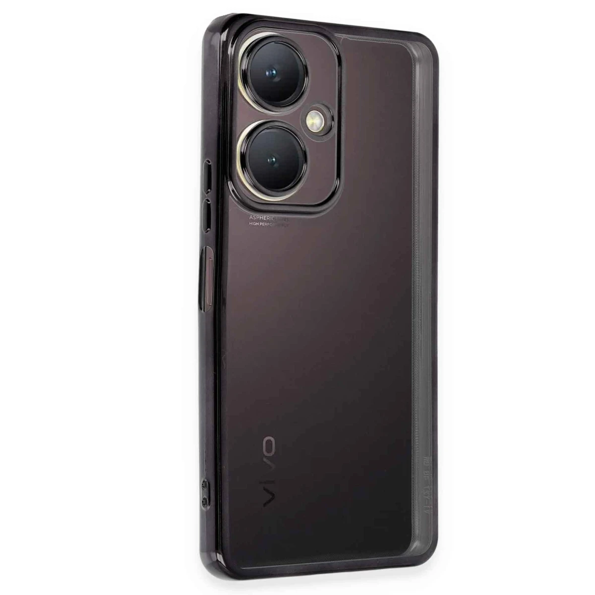 Newface Vivo Y27 Kılıf Razer Lensli Silikon - Siyah — görsel 3