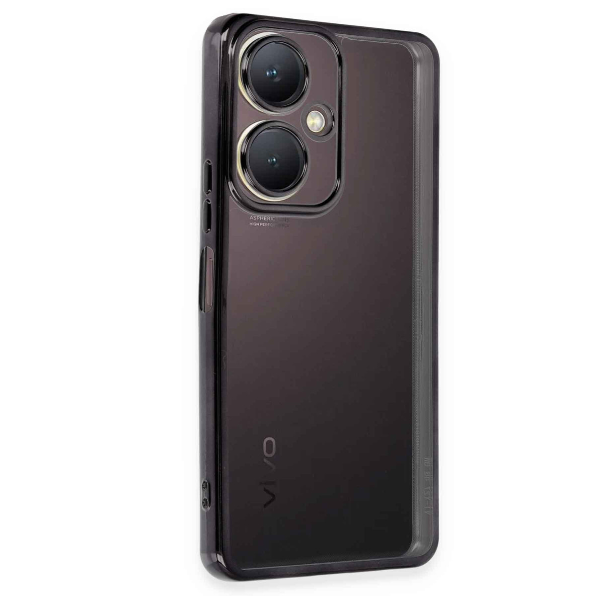 Newface Vivo Y27 Kılıf Razer Lensli Silikon - Siyah — görsel 5