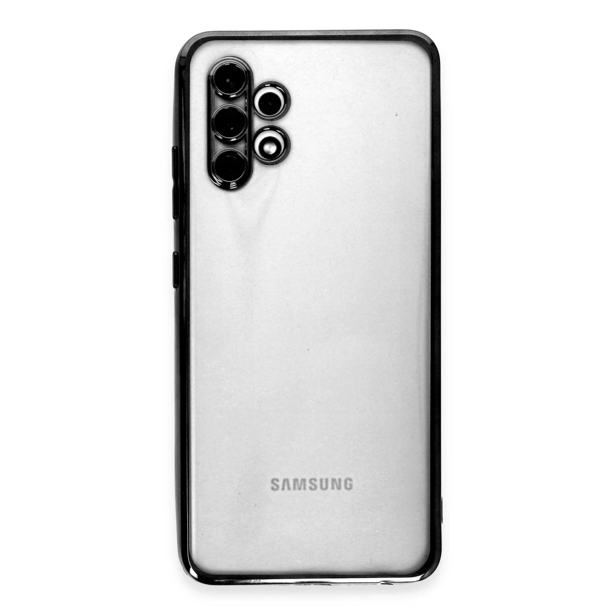 Newface Samsung Galaxy A32 Kılıf Razer Lensli Silikon - Siyah — görsel 6