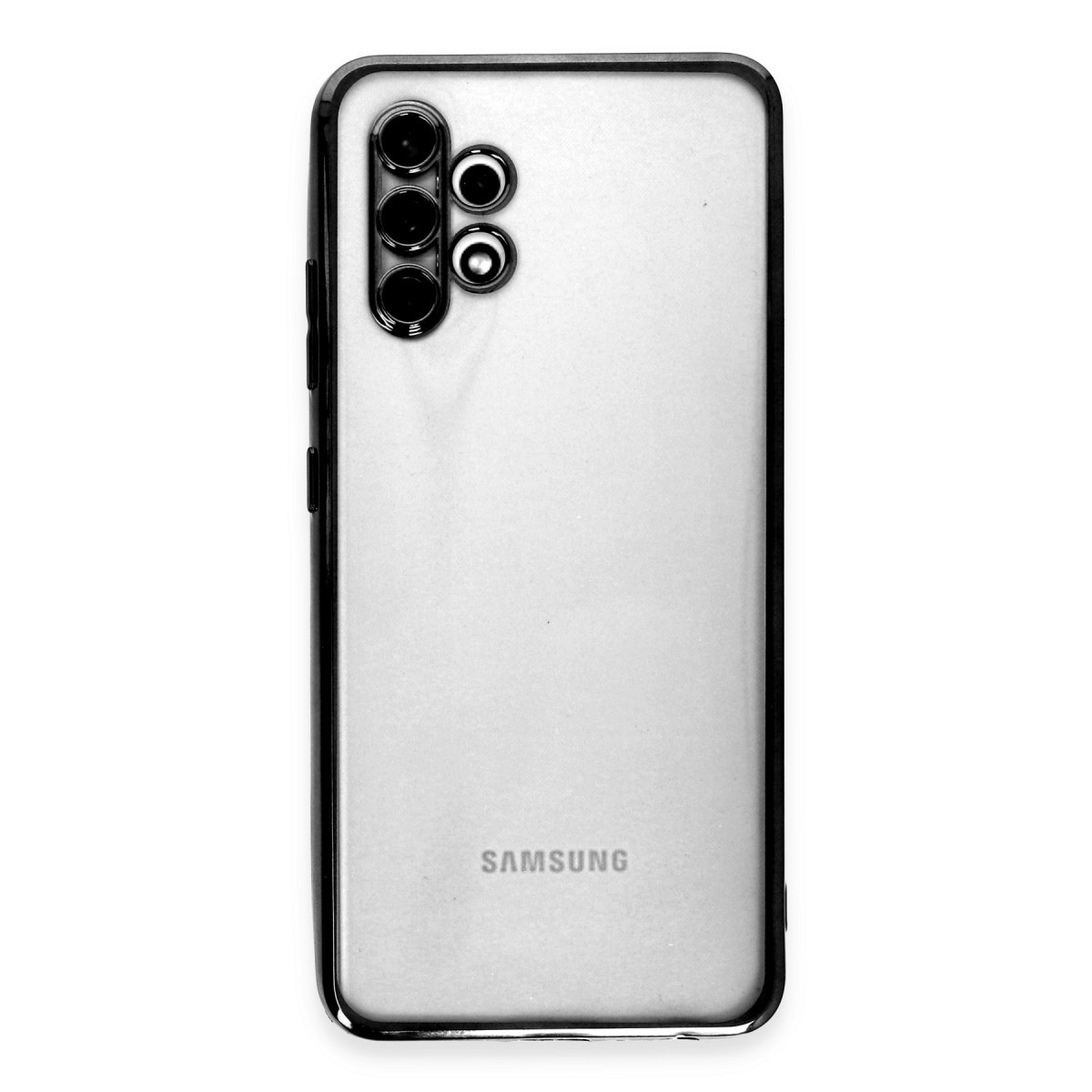 Newface Samsung Galaxy A32 Kılıf Razer Lensli Silikon - Siyah — görsel 10