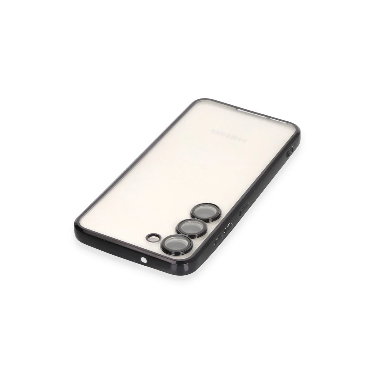 Newface Samsung Galaxy S24 Kılıf Razer Lensli Silikon - Siyah — görsel 7