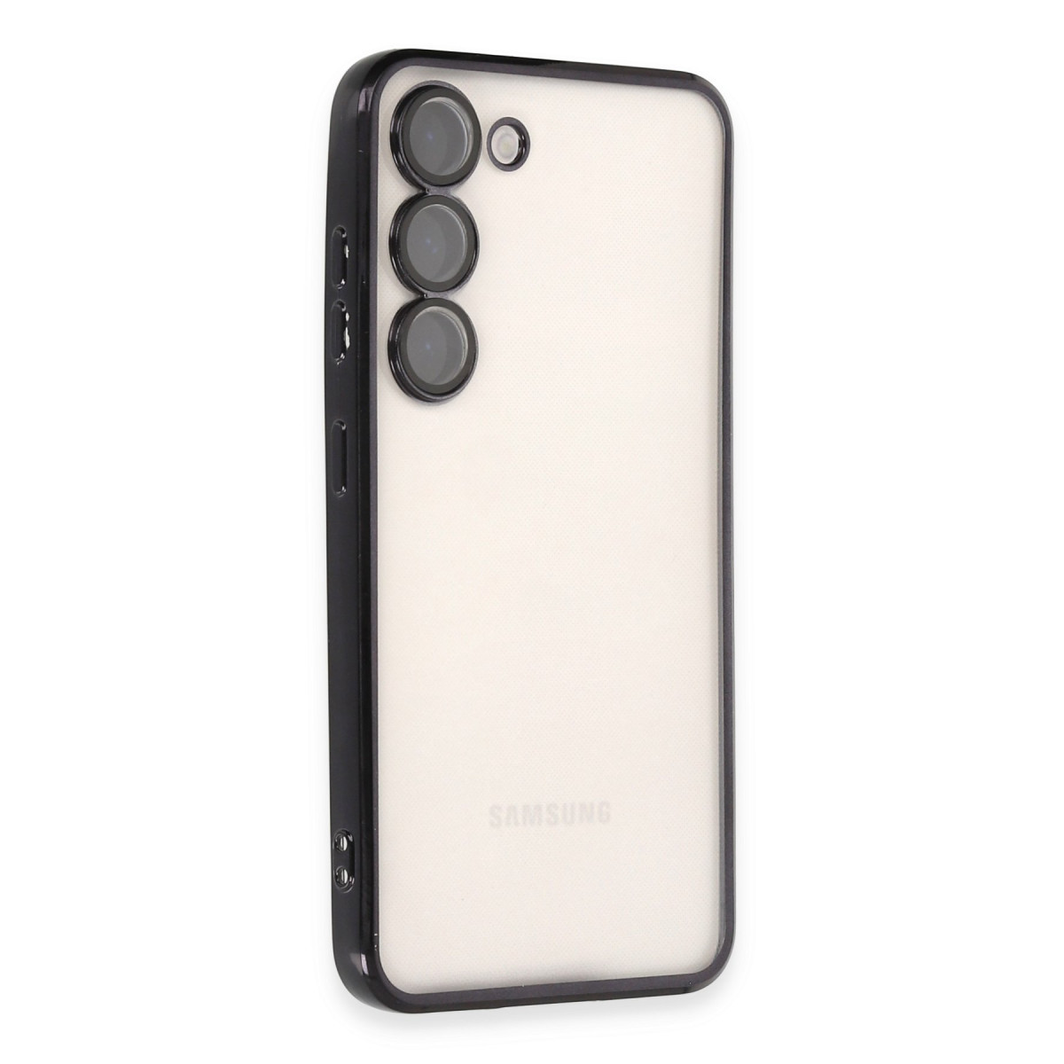 Newface Samsung Galaxy S24 Plus Kılıf Razer Lensli Silikon - Siyah — görsel 9