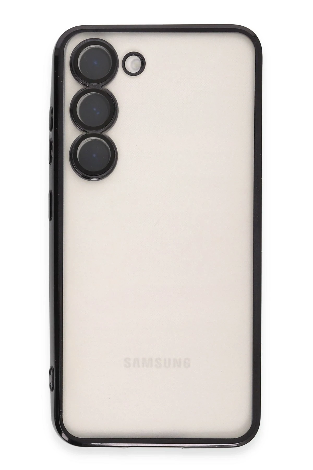 Newface Samsung Galaxy S24 Plus Kılıf Razer Lensli Silikon - Siyah — görsel 2