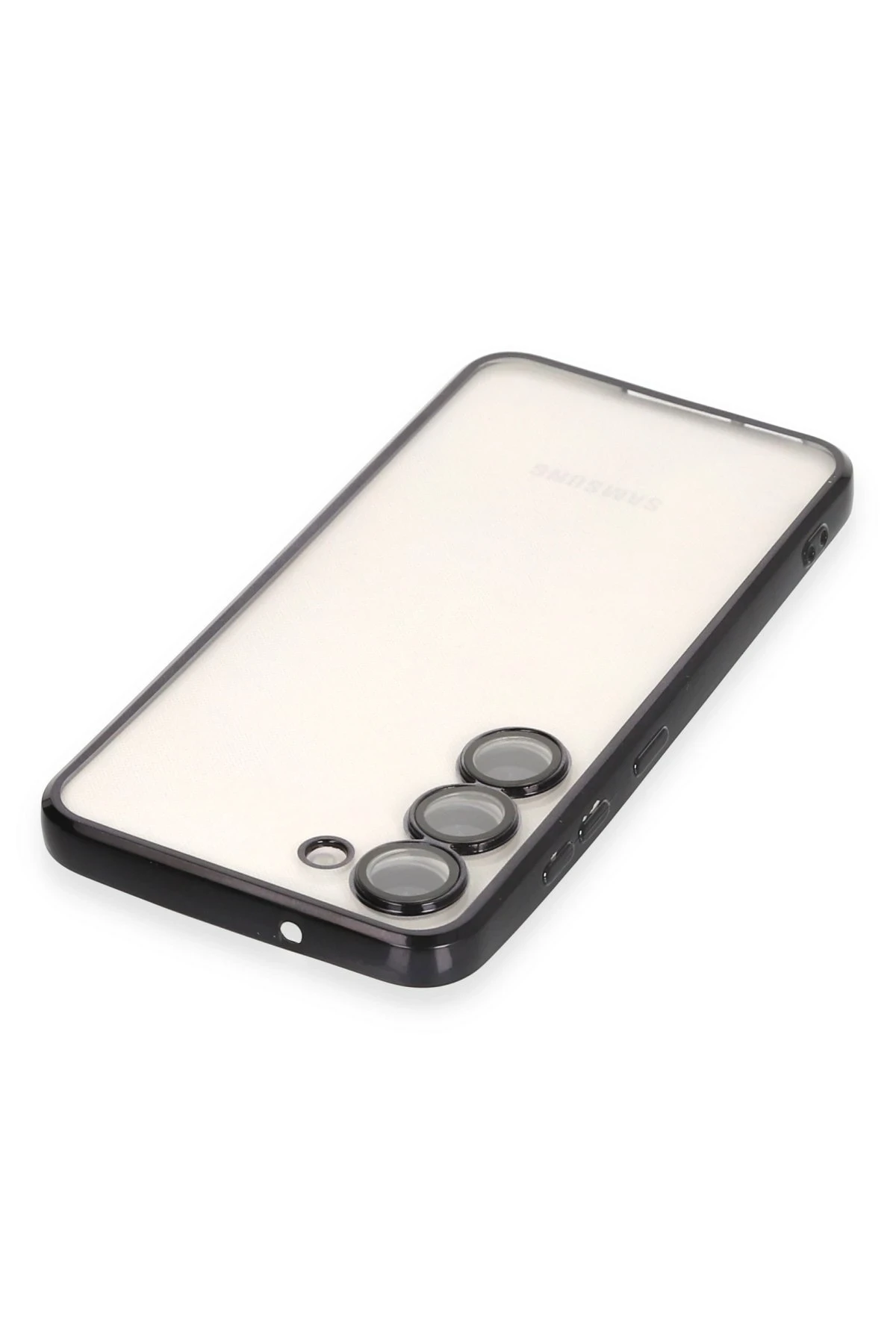 Newface Samsung Galaxy S24 Plus Kılıf Razer Lensli Silikon - Siyah — görsel 3