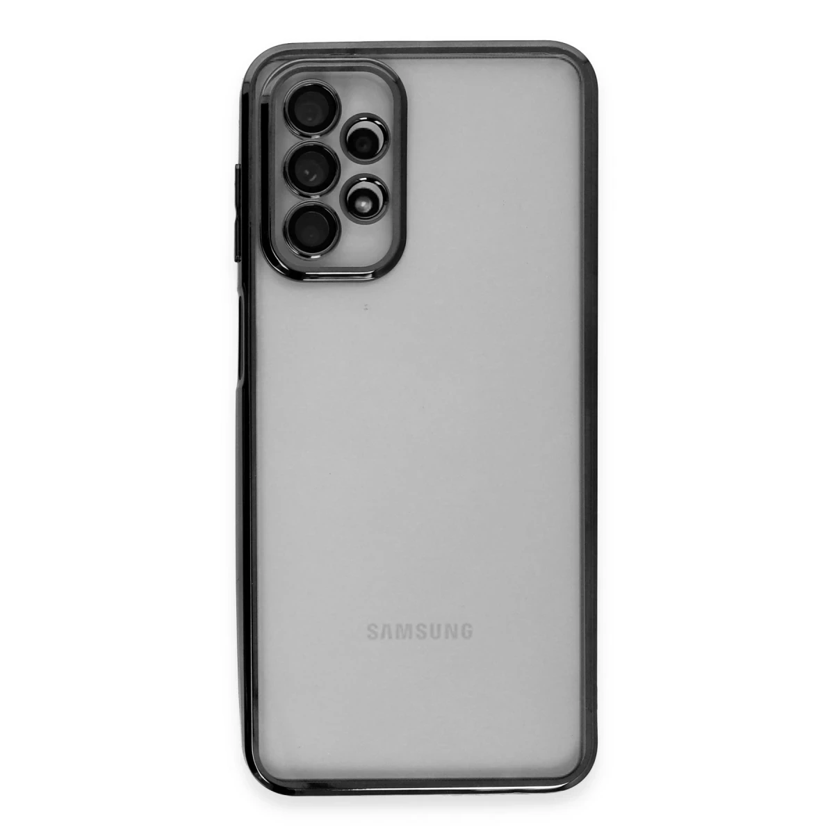 Newface Samsung Galaxy A23 4G Kılıf Razer Lensli Silikon - Siyah — görsel 6