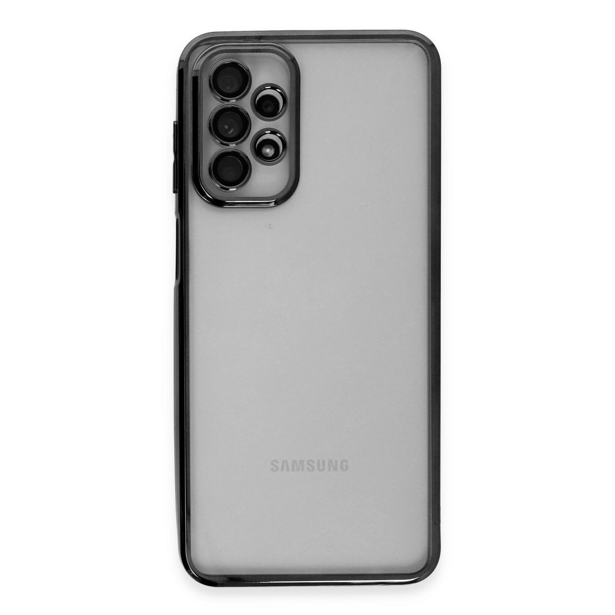 Newface Samsung Galaxy A23 4G Kılıf Razer Lensli Silikon - Siyah — görsel 10