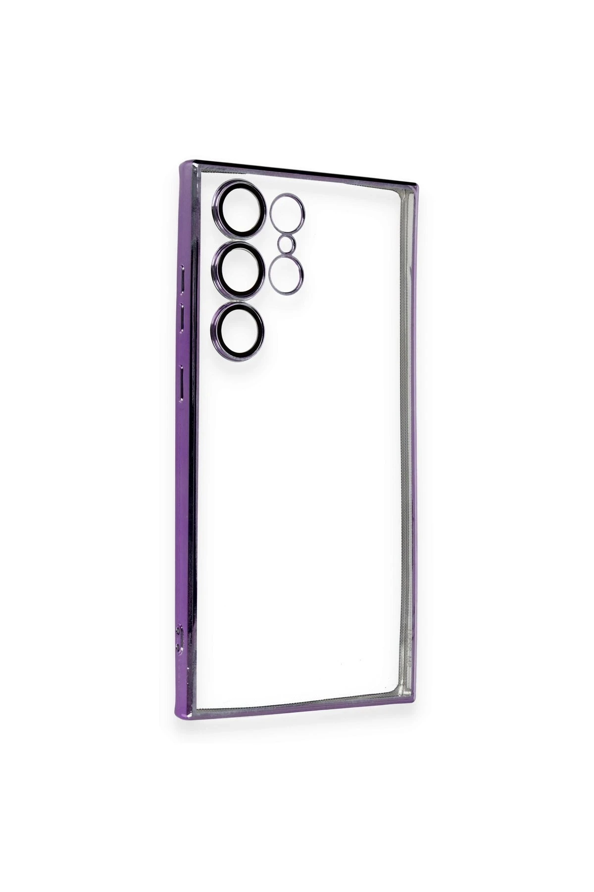 Newface Samsung Galaxy S24 Ultra Kılıf Razer Lensli Silikon - Siyah