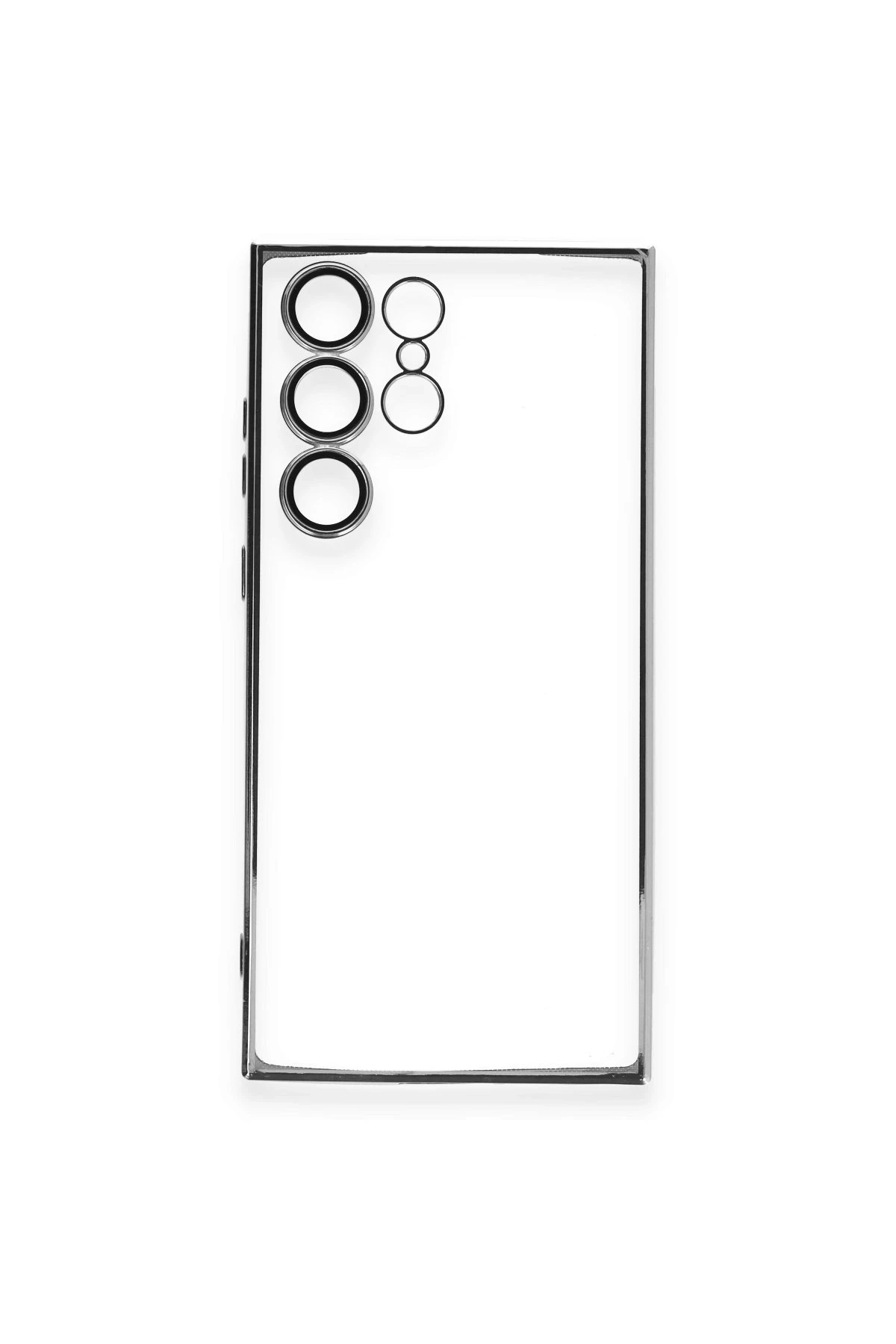 Newface Samsung Galaxy S24 Ultra Kılıf Razer Lensli Silikon - Mor