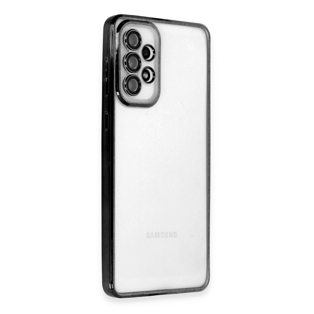 Newface Samsung Galaxy A33 5G Kılıf Razer Lensli Silikon - Siyah — görsel 9