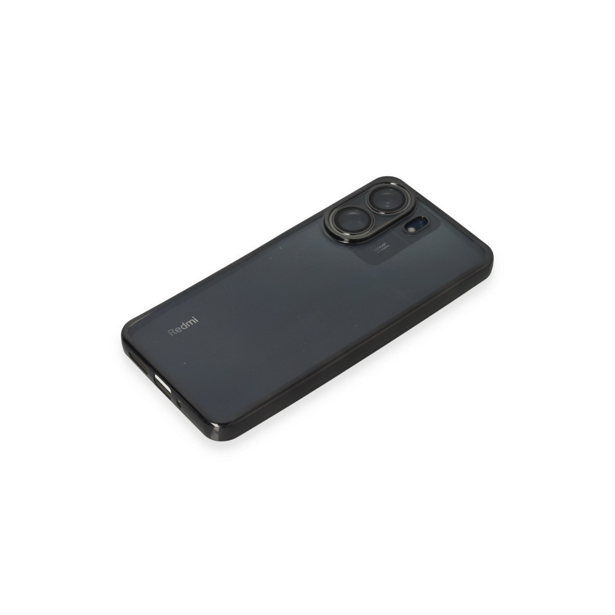 Newface Xiaomi Redmi 13C Kılıf Razer Lensli Silikon - Siyah — görsel 12