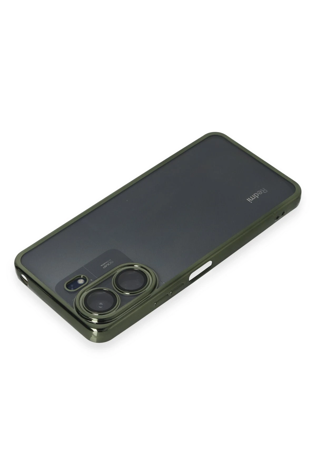 Newface Xiaomi Redmi 13C Kılıf Razer Lensli Silikon - Yeşil
