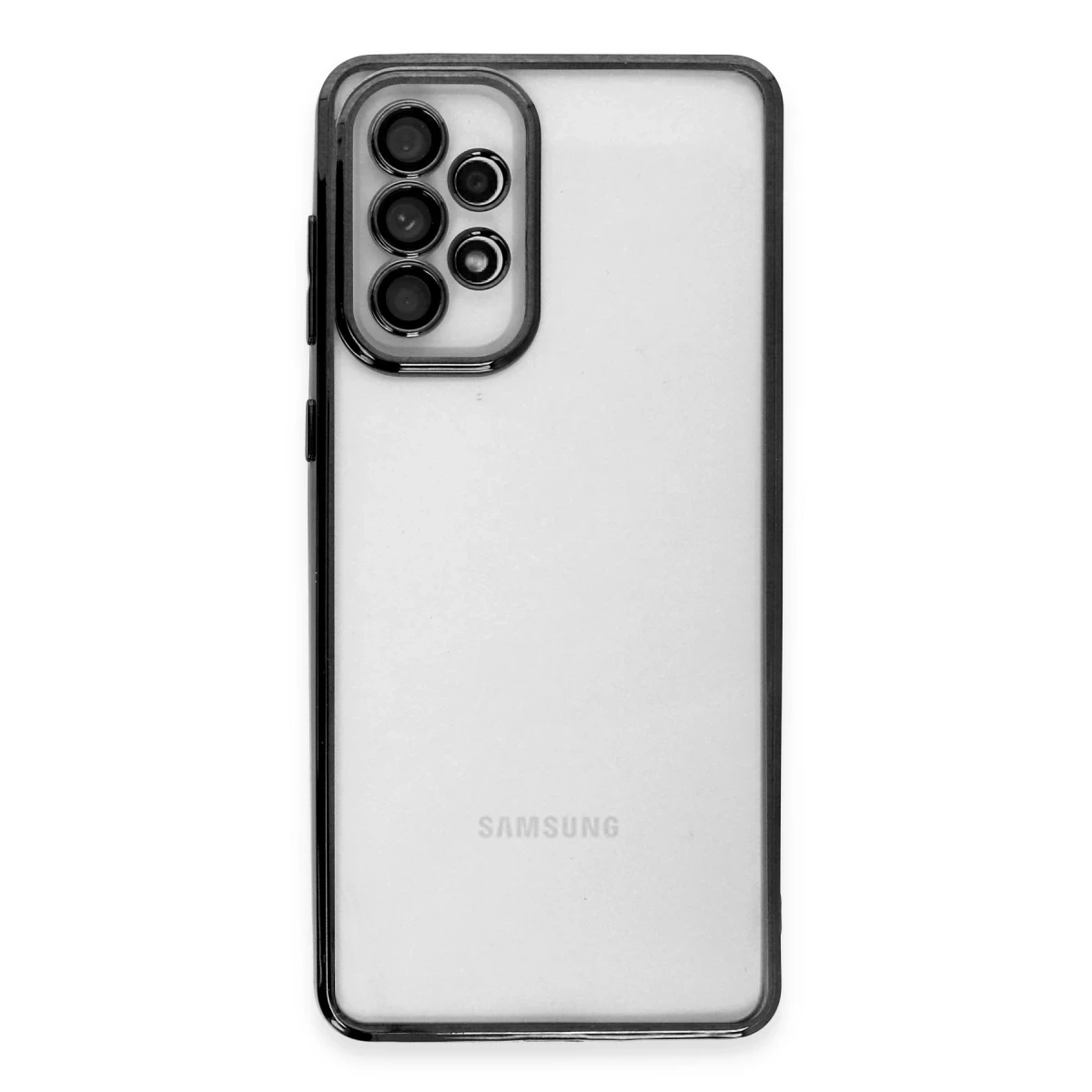 Newface Samsung Galaxy A53 5G Kılıf Razer Lensli Silikon - Siyah — görsel 6