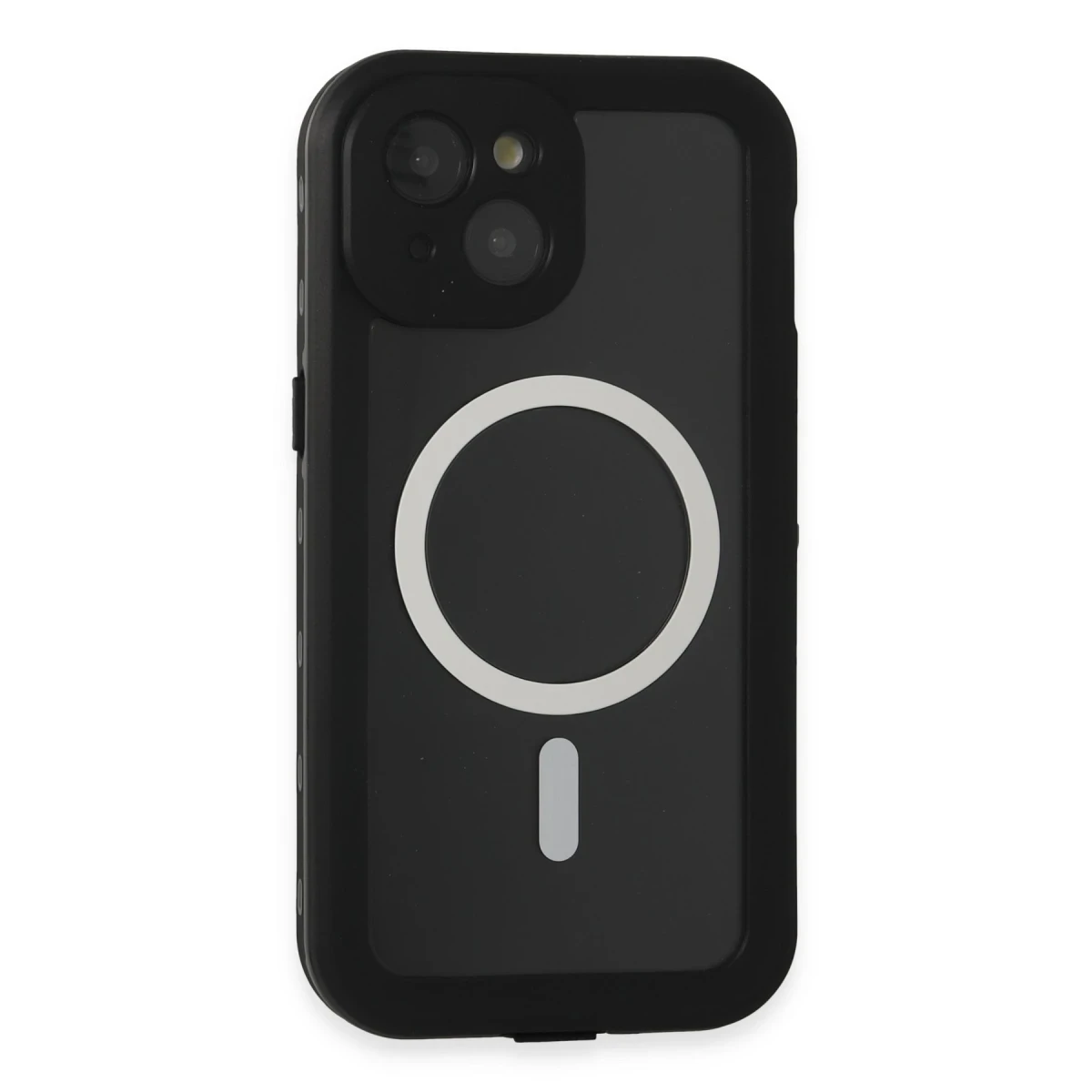 Newface Apple iPhone 15 Kılıf Red Pepper Magneticsafe Su Geçirmez Kılıf - Siyah-Gri — görsel 6