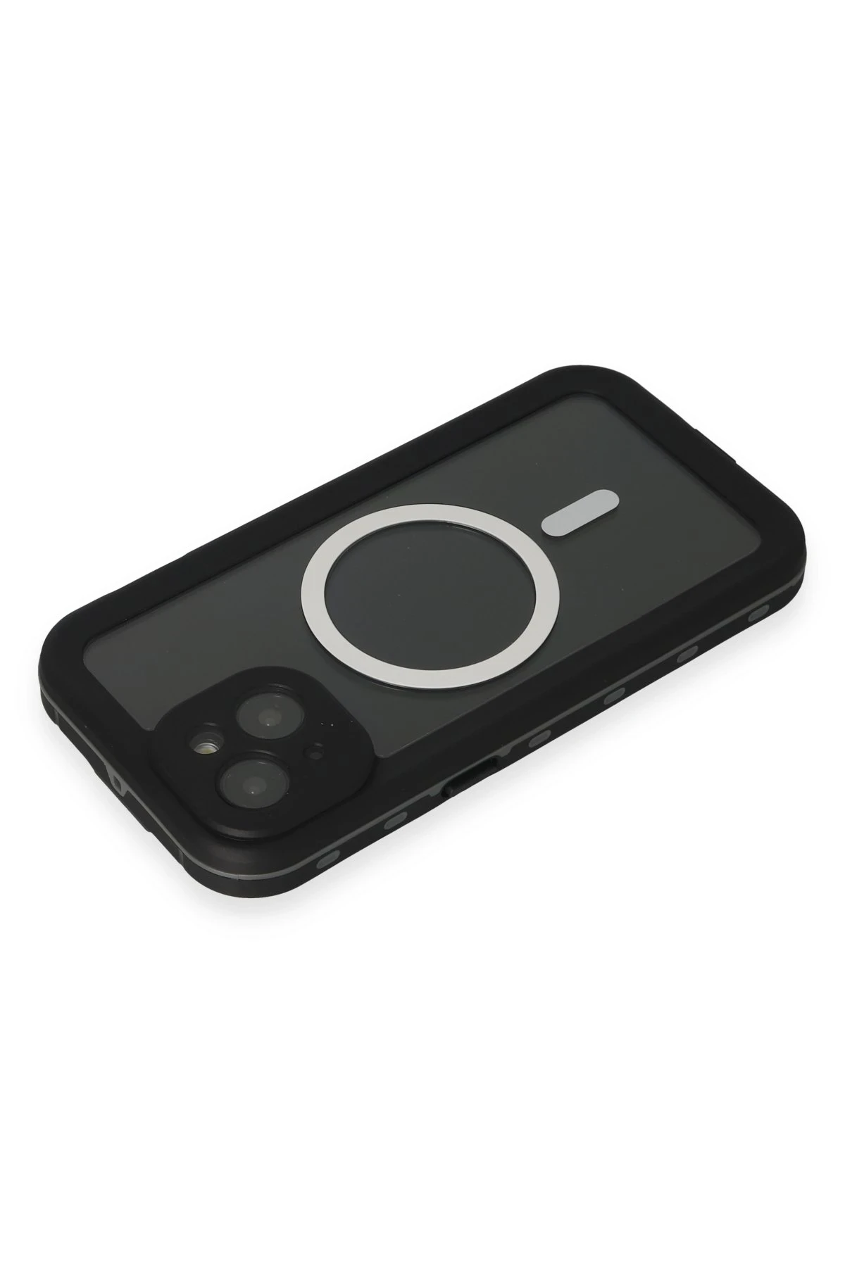 Newface Apple iPhone 15 Kılıf Red Pepper Magneticsafe Su Geçirmez Kılıf - Siyah-Gri — görsel 2