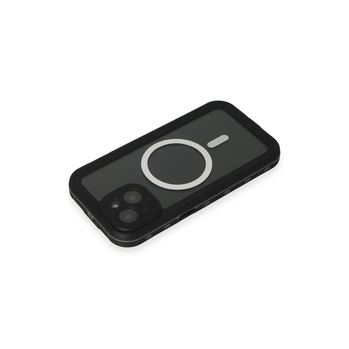 Newface Apple iPhone 15 Kılıf Red Pepper Magneticsafe Su Geçirmez Kılıf - Siyah-Gri — görsel 7