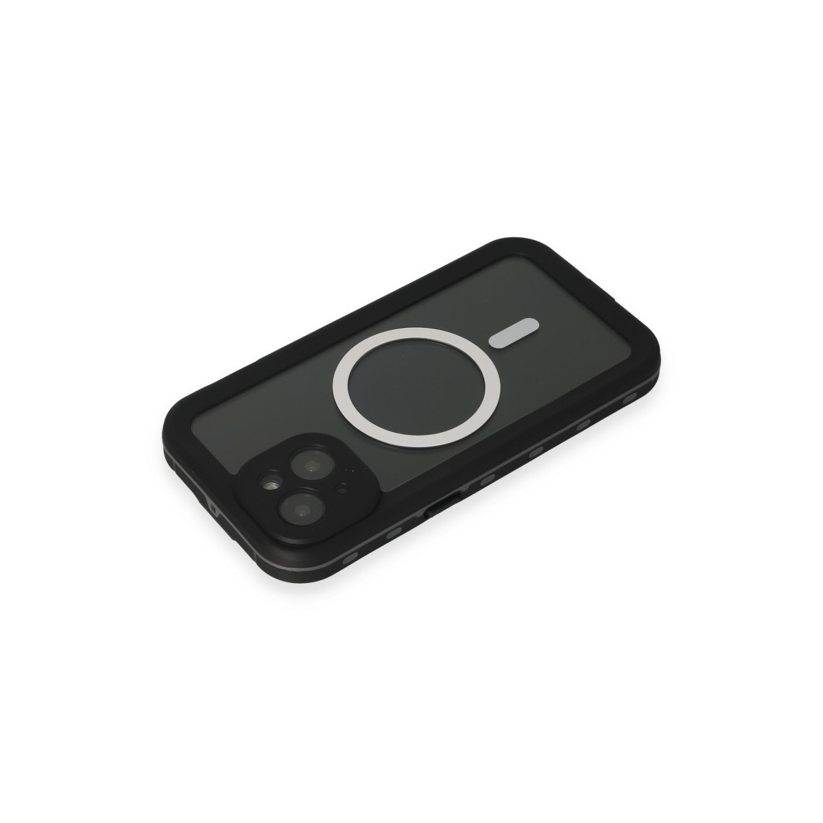 Newface Apple iPhone 15 Kılıf Red Pepper Magneticsafe Su Geçirmez Kılıf - Siyah-Gri — görsel 12